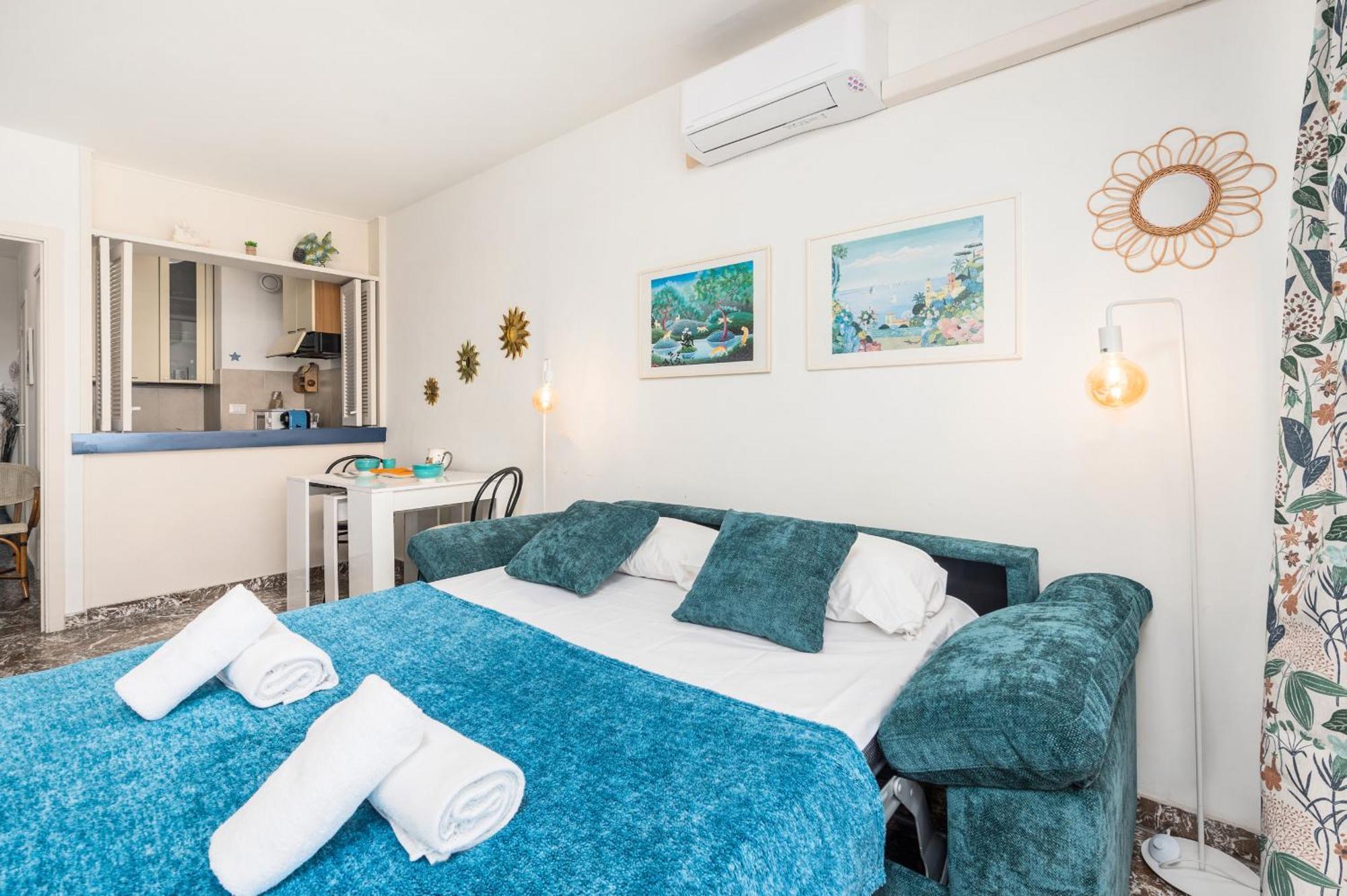 'Le Berkeley' Vue Mer, Centre, Parking Menton Exterior foto